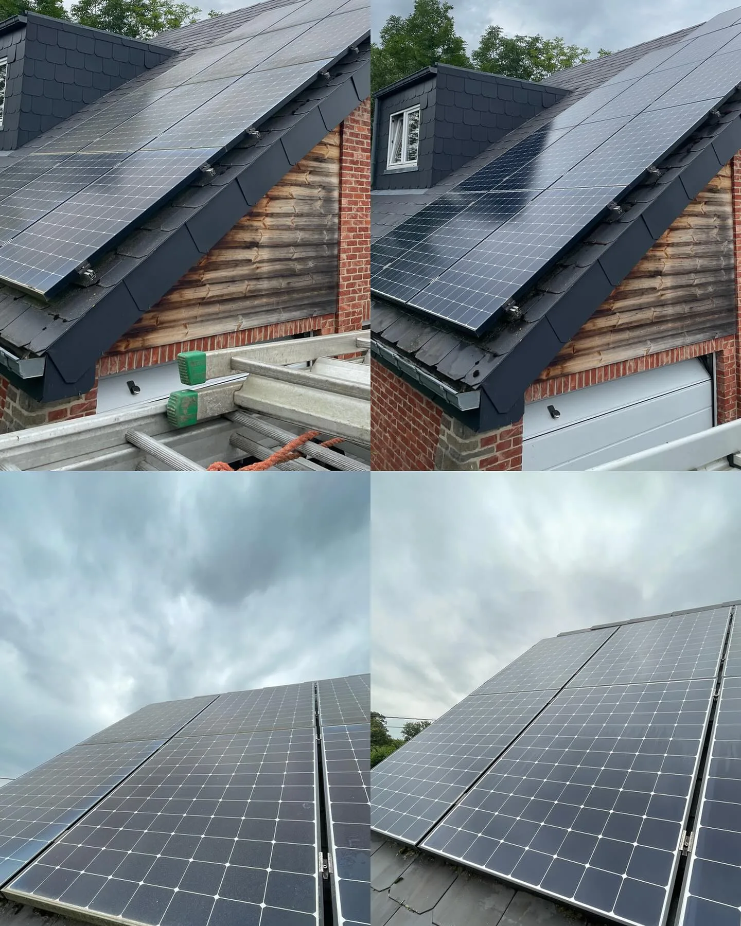 Nettoyage de panneaux solaires